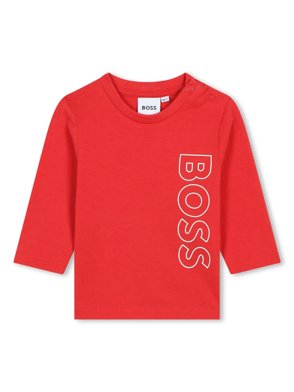 BOSS Kidswear T-shirt con stampa - Rosso