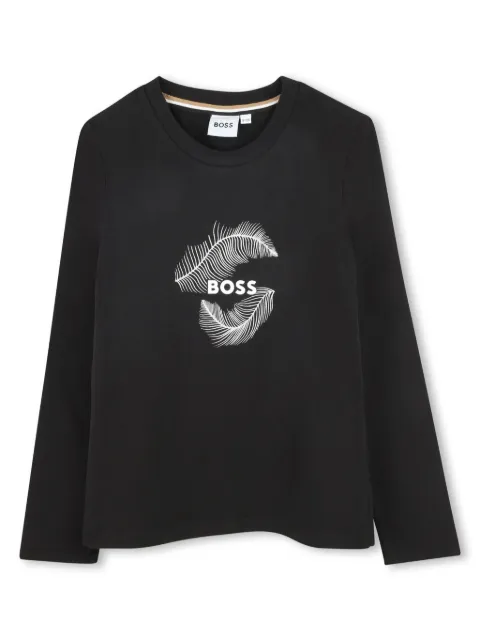 BOSS Kidswear logo-print T-shirt