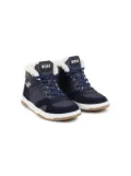 BOSS Kidswear logo-print high-top sneakers - Blue