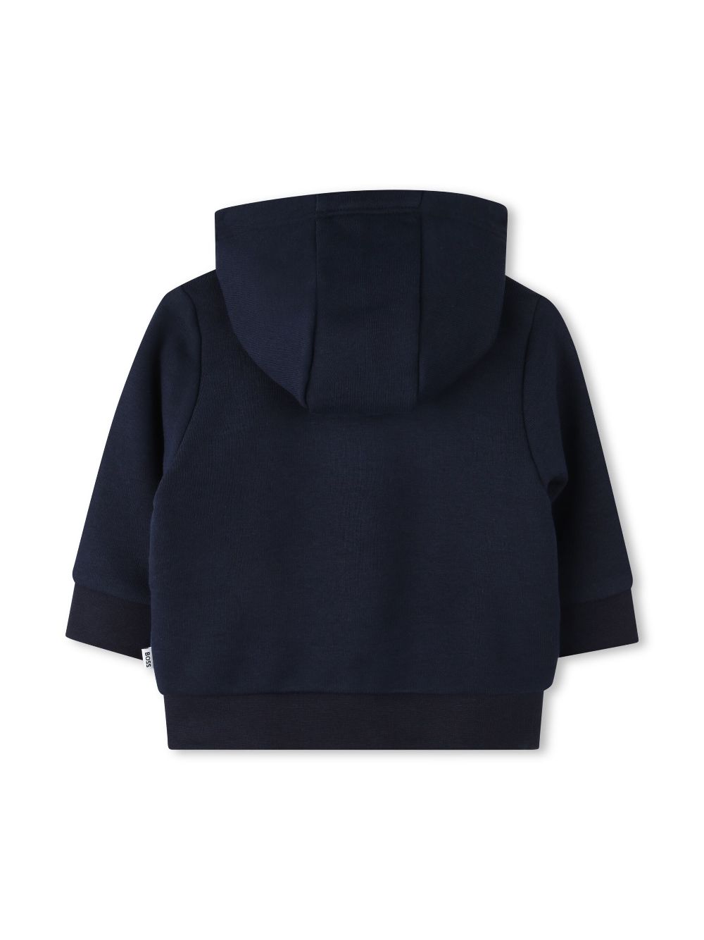 BOSS Kidswear logo-appliqué hoodie - Blue