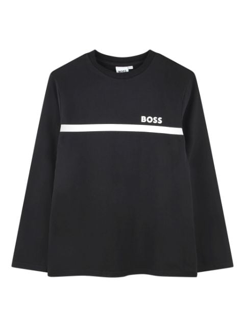 BOSS Kidswear pack de dos playeras con logo estampado