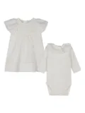 Chloé Kids ruffle-detail pyjamas set - White