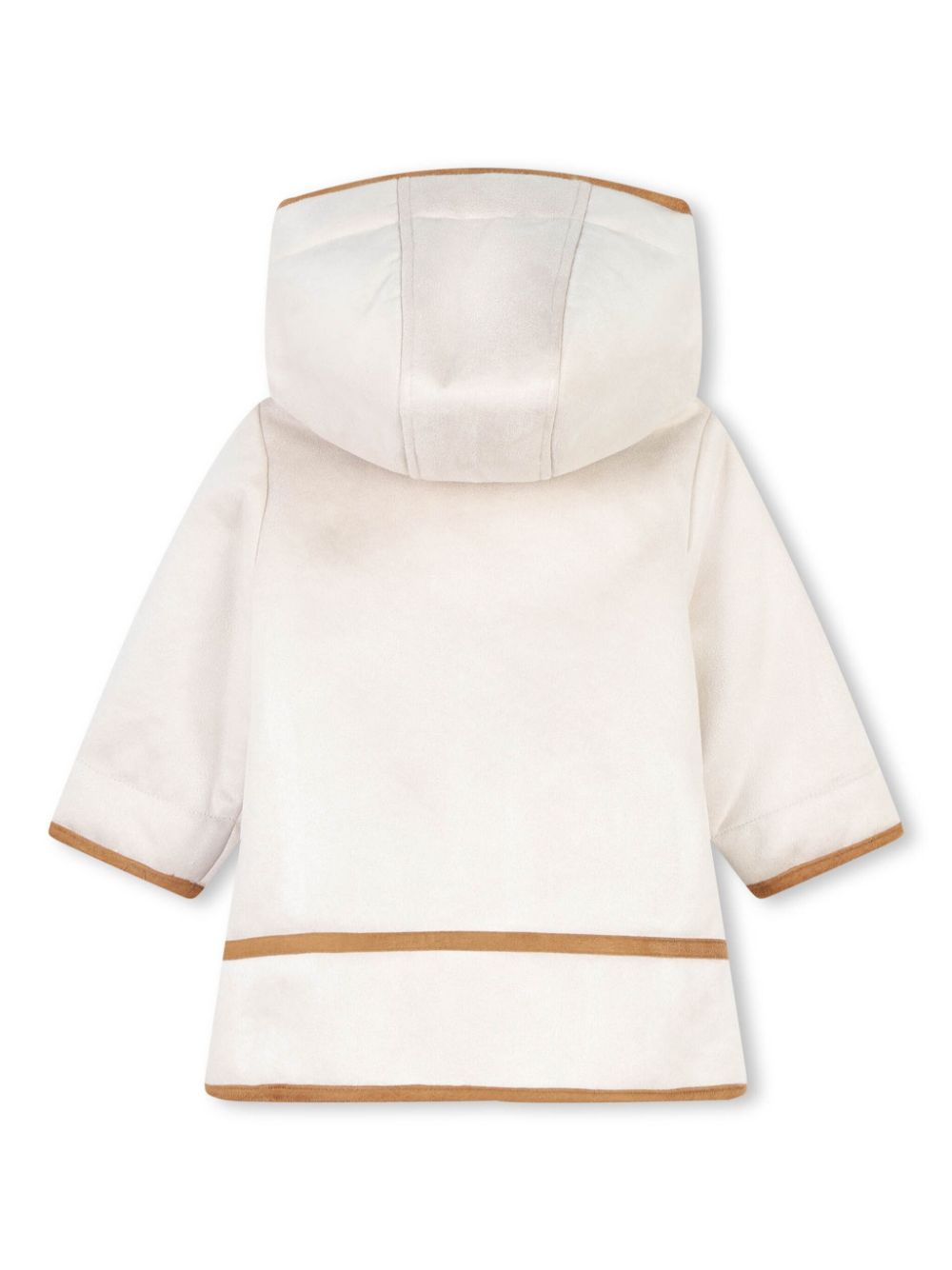 Chloé Kids Jas van imitatie lamswol - Beige