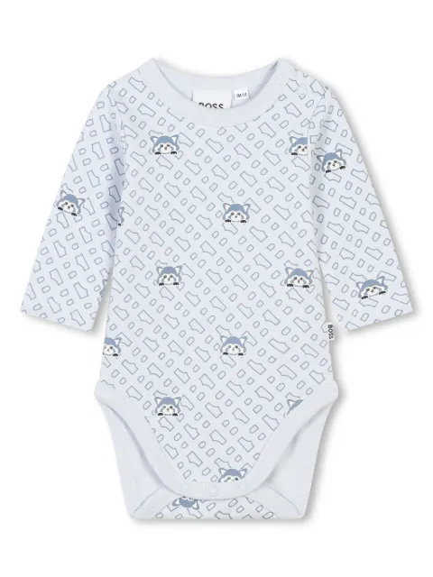 BOSS Kidswear Red Panda babygrow (set of three)