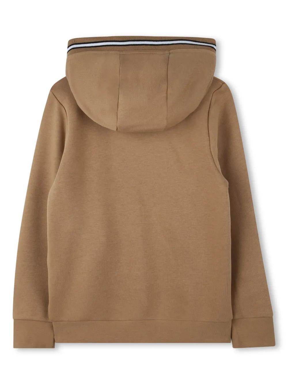 BOSS Kidswear Trainingspak met afwerking met print Beige