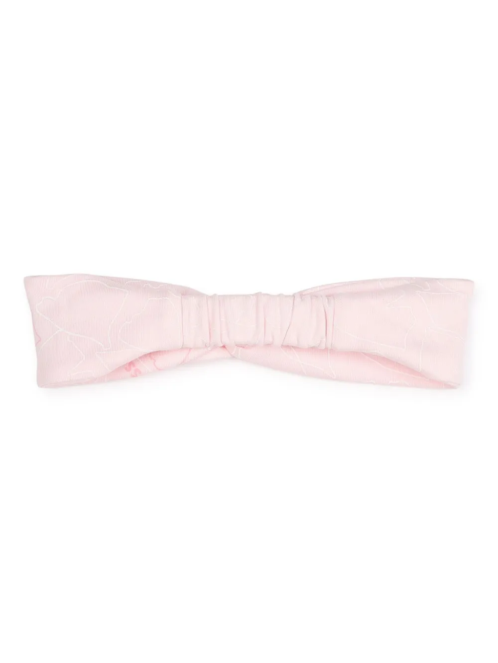 BOSS Kidswear Pyjama en haarband met logoprint Roze