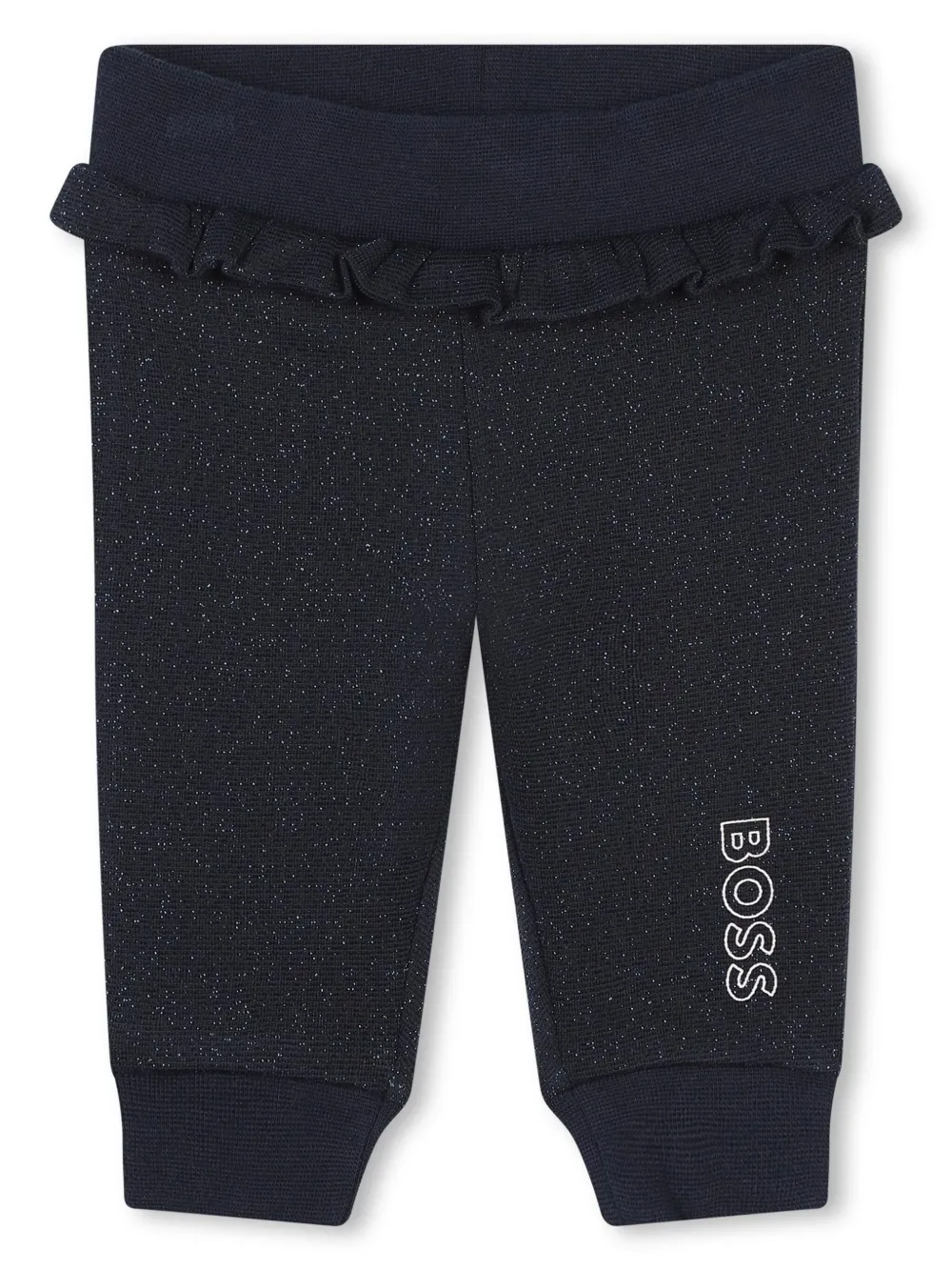 BOSS Kidswear Jack T-shirt en broek met logoprint Zwart