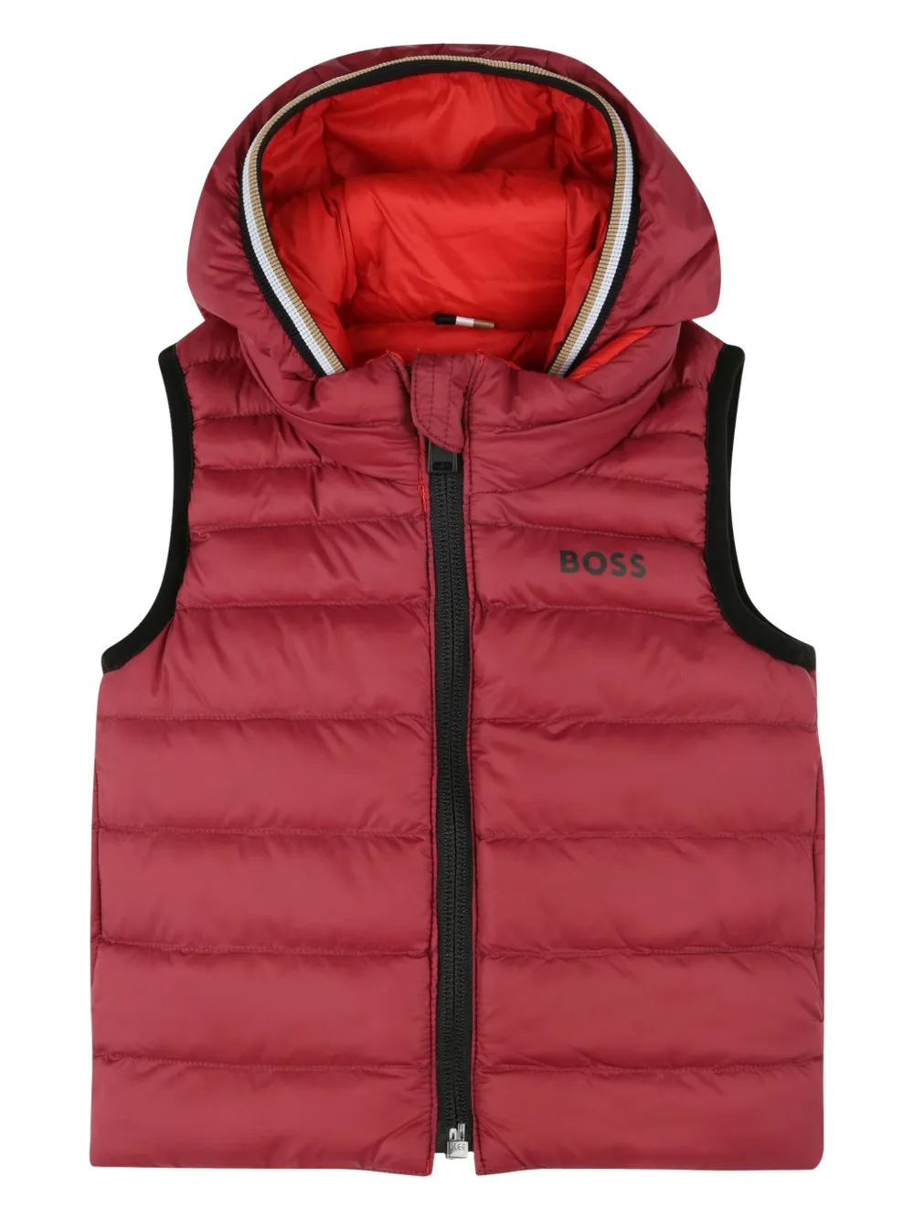 BOSS Kidswear Omkeerbare bodywarmer Rood