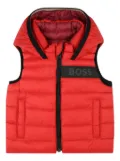 BOSS Kidswear reversible padded gilet - Red