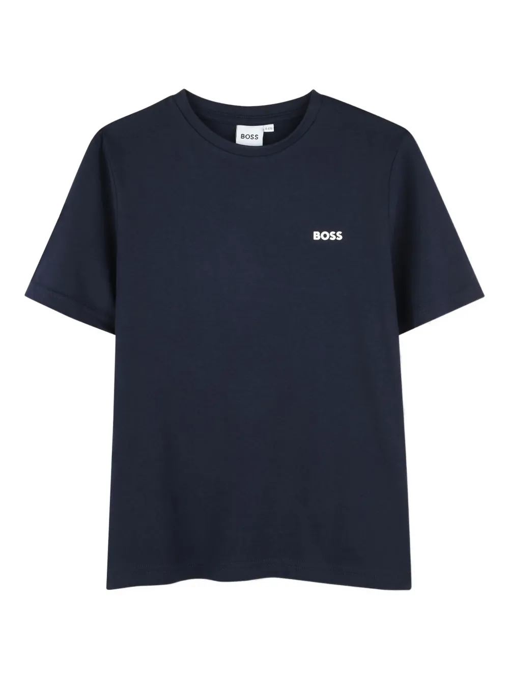 BOSS Kidswear camiseta con cuello redondo y logo | azul | Image 1