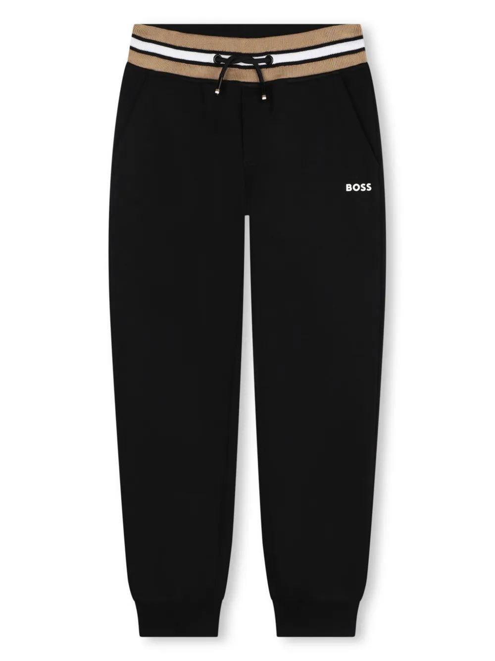 BOSS Kidswear Trainingspak met logoprint Zwart
