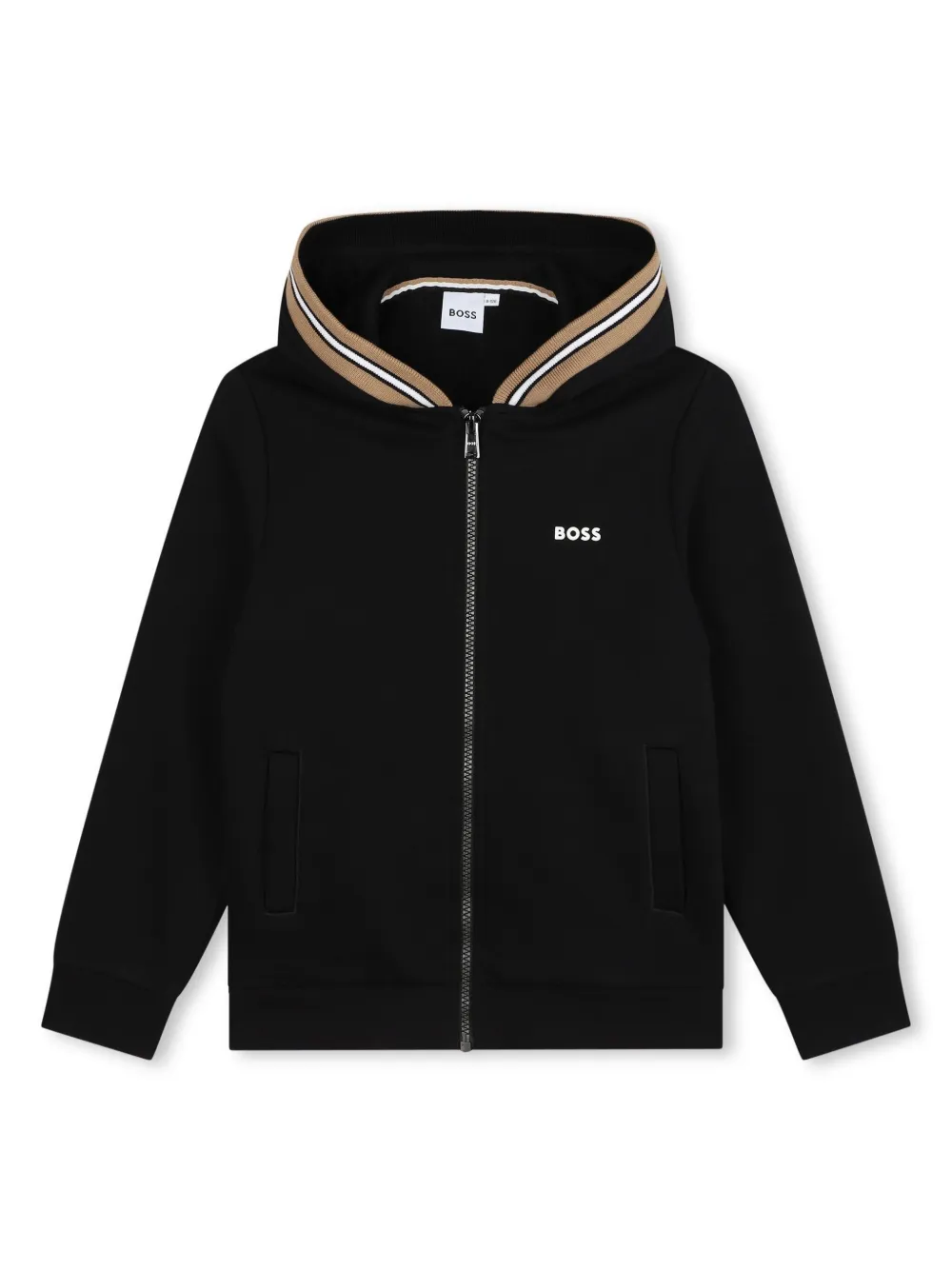 BOSS Kidswear Trainingspak met logoprint Zwart