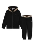 BOSS Kidswear logo-print tracksuit - Black