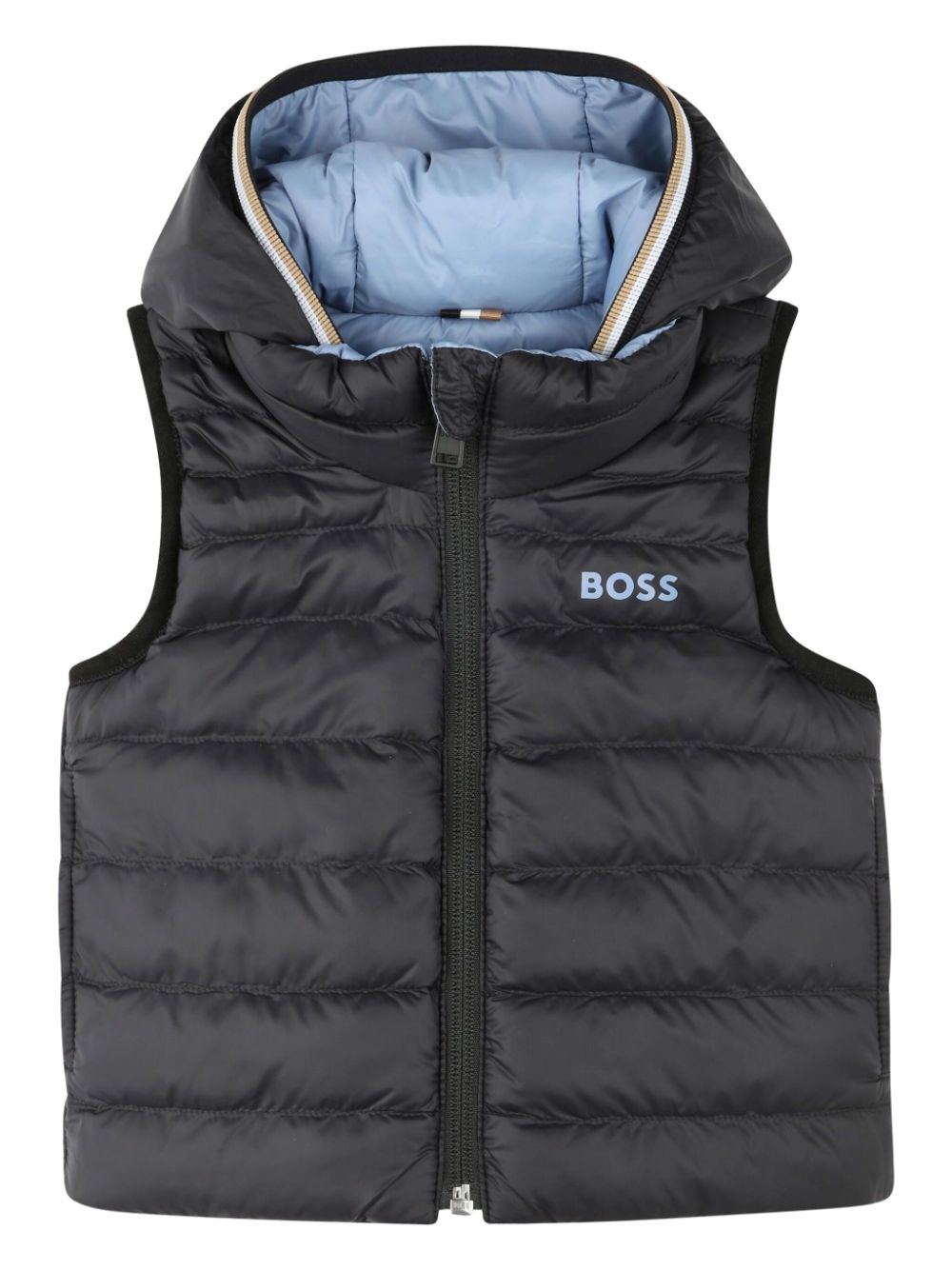 BOSS Kidswear Omkeerbare bodywarmer Blauw