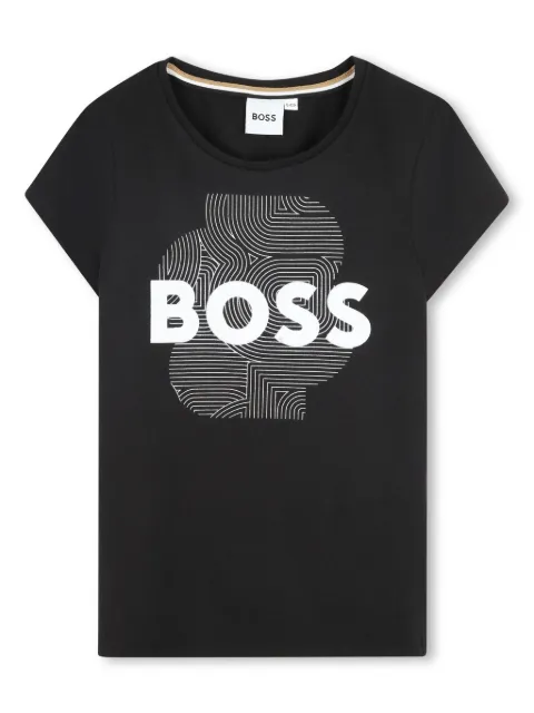 BOSS Kidswear logo-print T-shirt