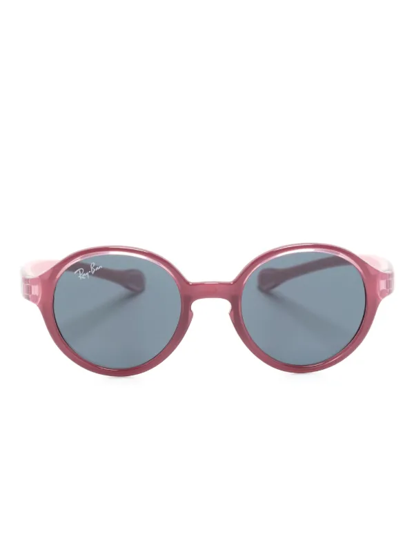 RAY-BAN JUNIOR round-frame Sunglasses Pink FARFETCH PH