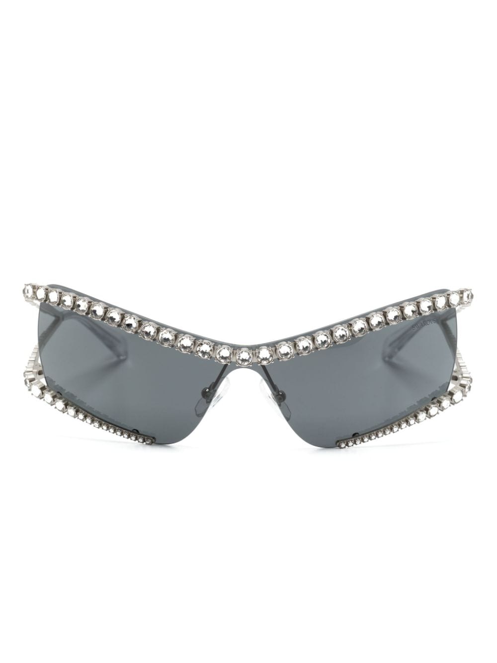 Swarovski Sk7022 Geometric-frame Sunglasses In Gray