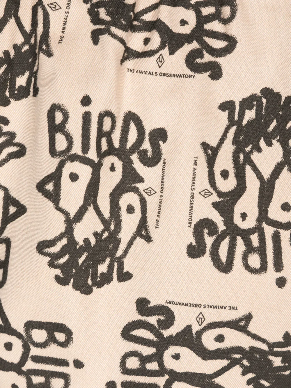 The Animals Observatory Skort met print Beige