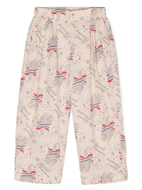 The Animals Observatory Antelope Eiffel-print trousers