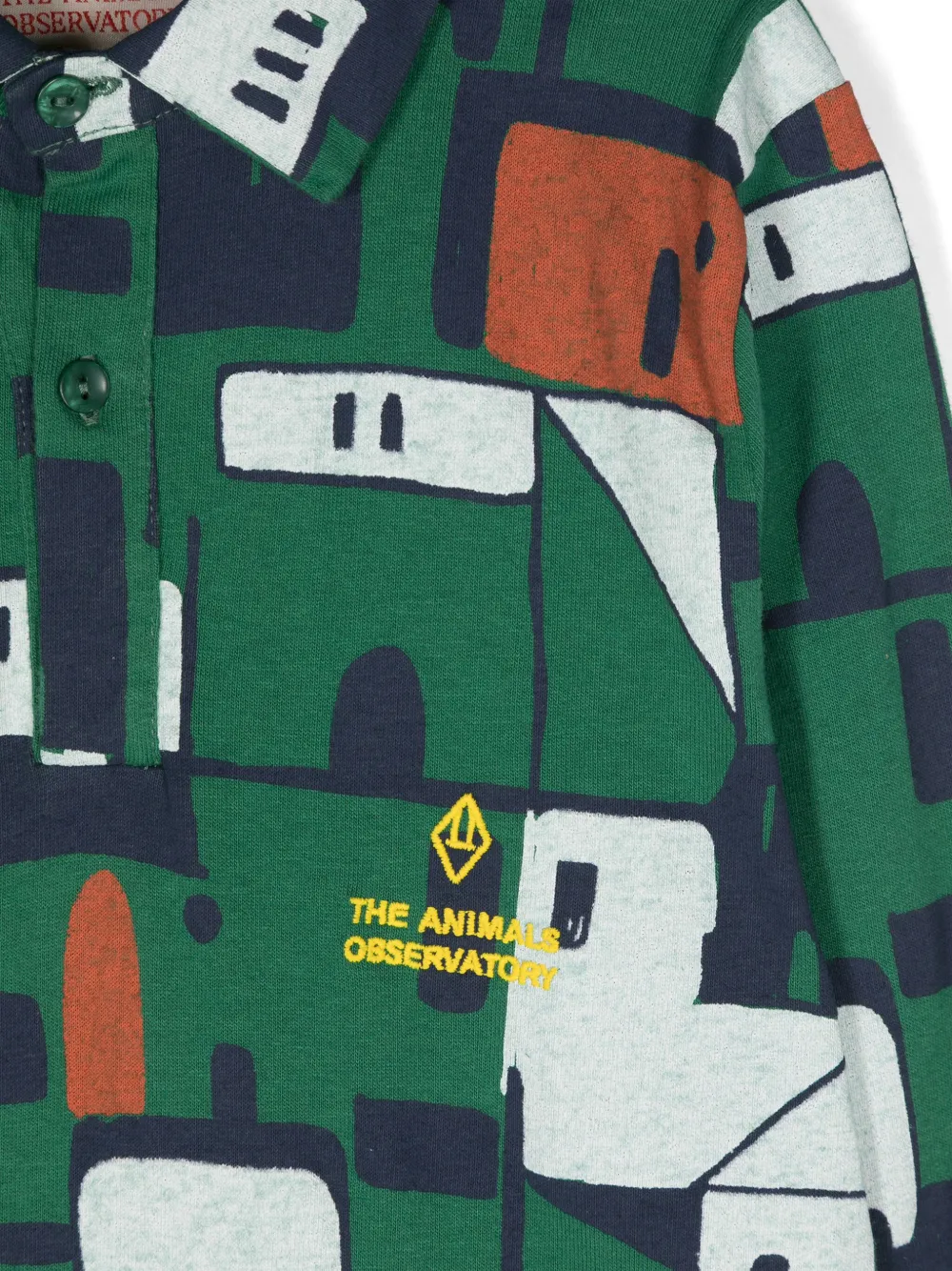 The Animals Observatory Jurk met print Groen