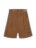 The Animals Observatory Monkey corduroy shorts - Brown