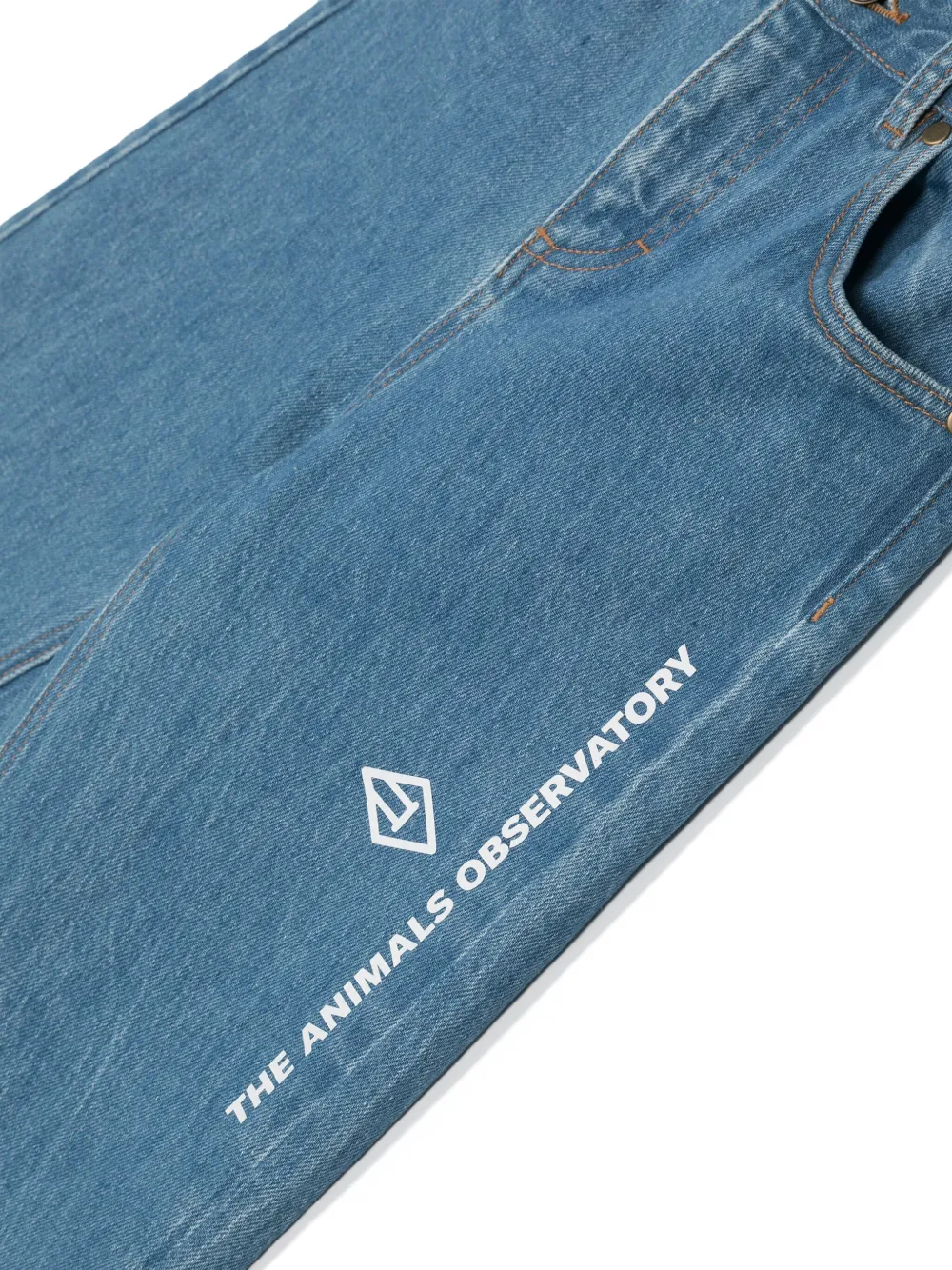 The Animals Observatory Ant straight jeans Blauw