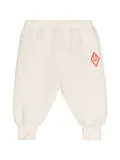 The Animals Observatory logo-print jersey track pants - White