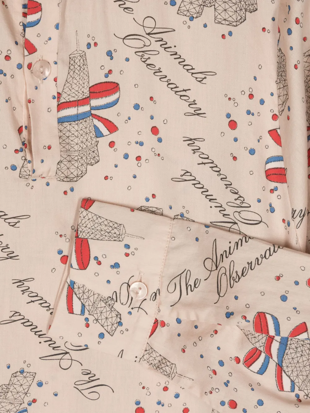 The Animals Observatory Jurk met print Roze