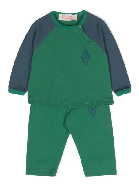 The Animals Observatory Conjunto 2 peças de jersey com logo