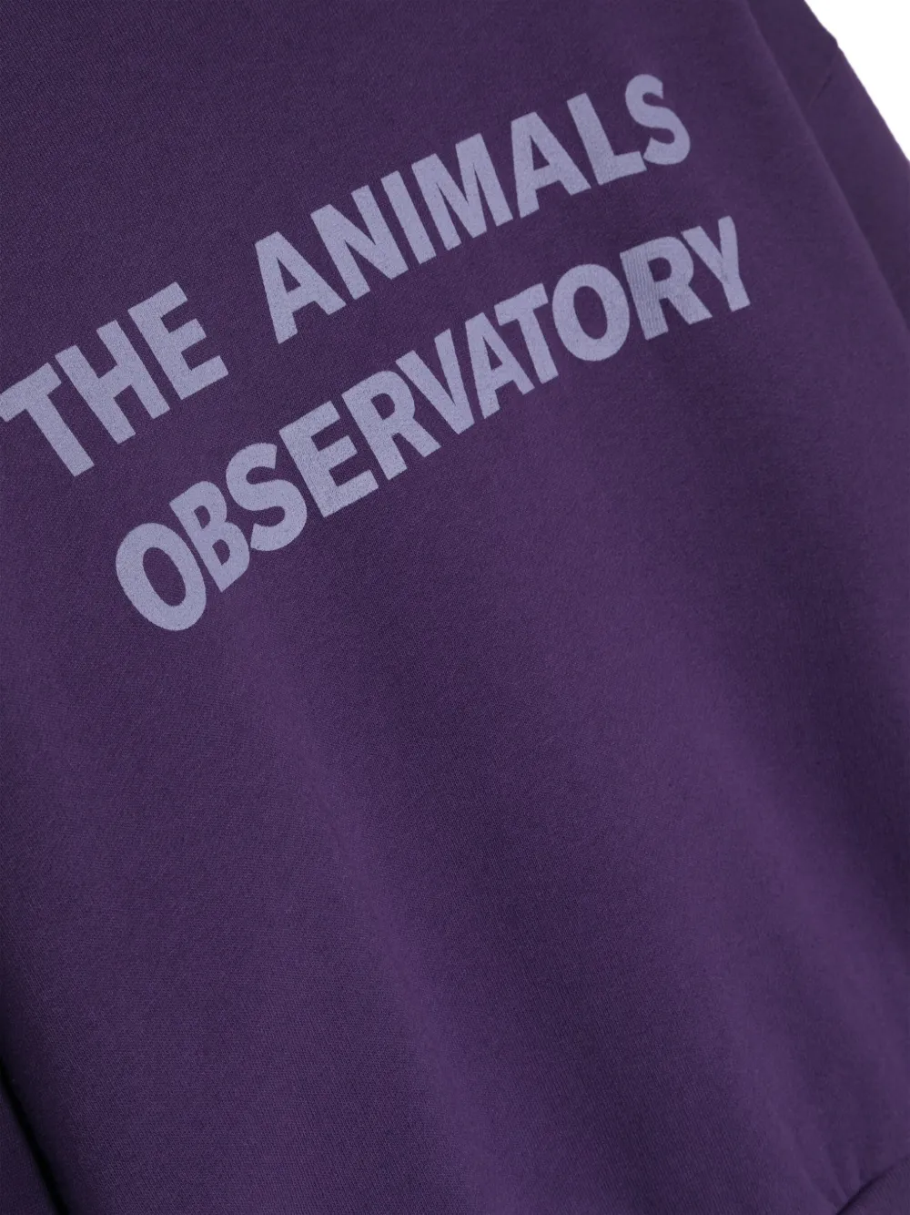 The Animals Observatory Leo katoenen sweater Paars