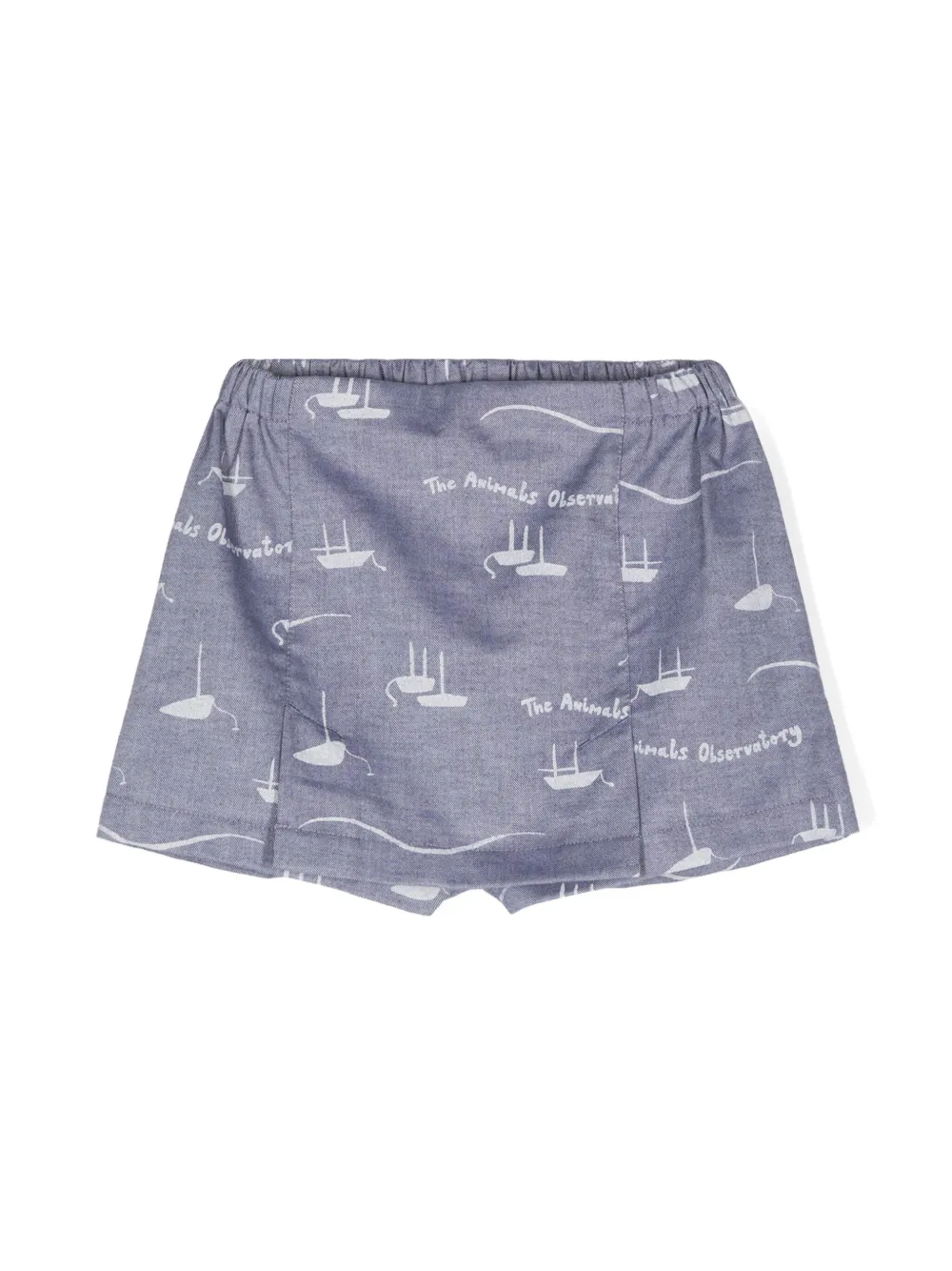 The Animals Observatory Shrimp printed skort | Blue | Image 1