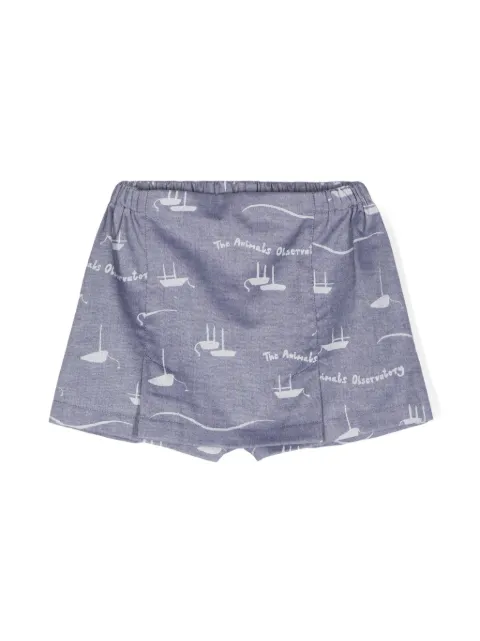 The Animals Observatory Shrimp printed skort