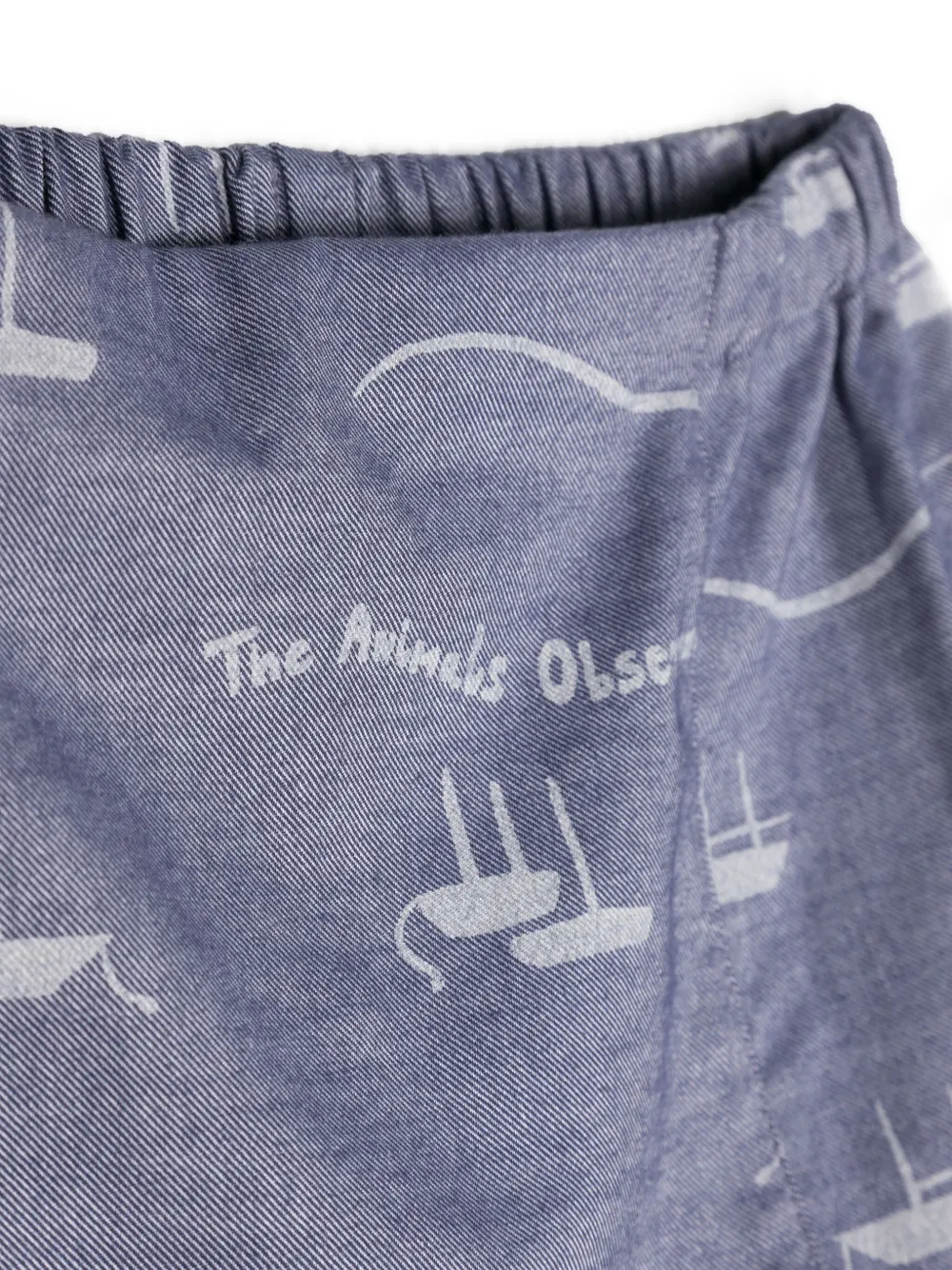 The Animals Observatory Skort met print Blauw