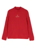 The Animals Observatory The Seal logo-print jumper - Red