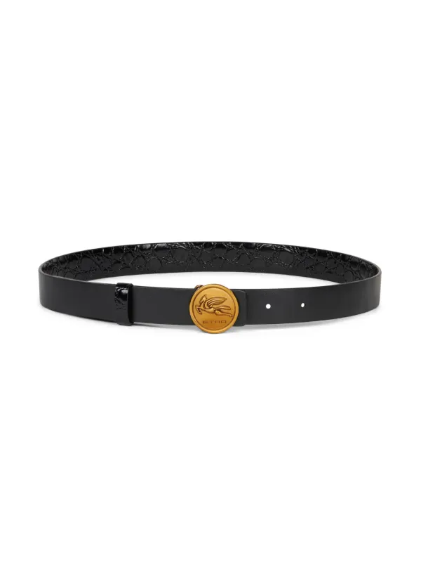 ベルト ETRO LOGO BUCKLE BELT ETRO Logo Buckle Belt | Black | FARFETCH CA