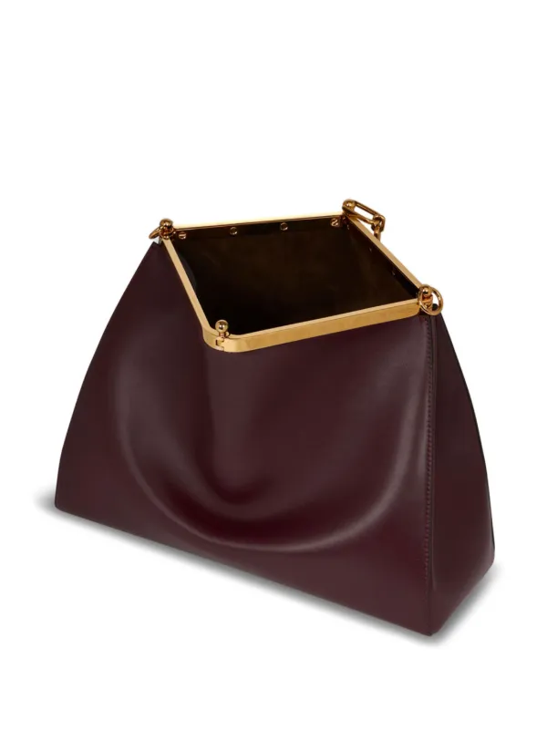 ETRO Large Vela Leather Shoulder Bag | Red | FARFETCH