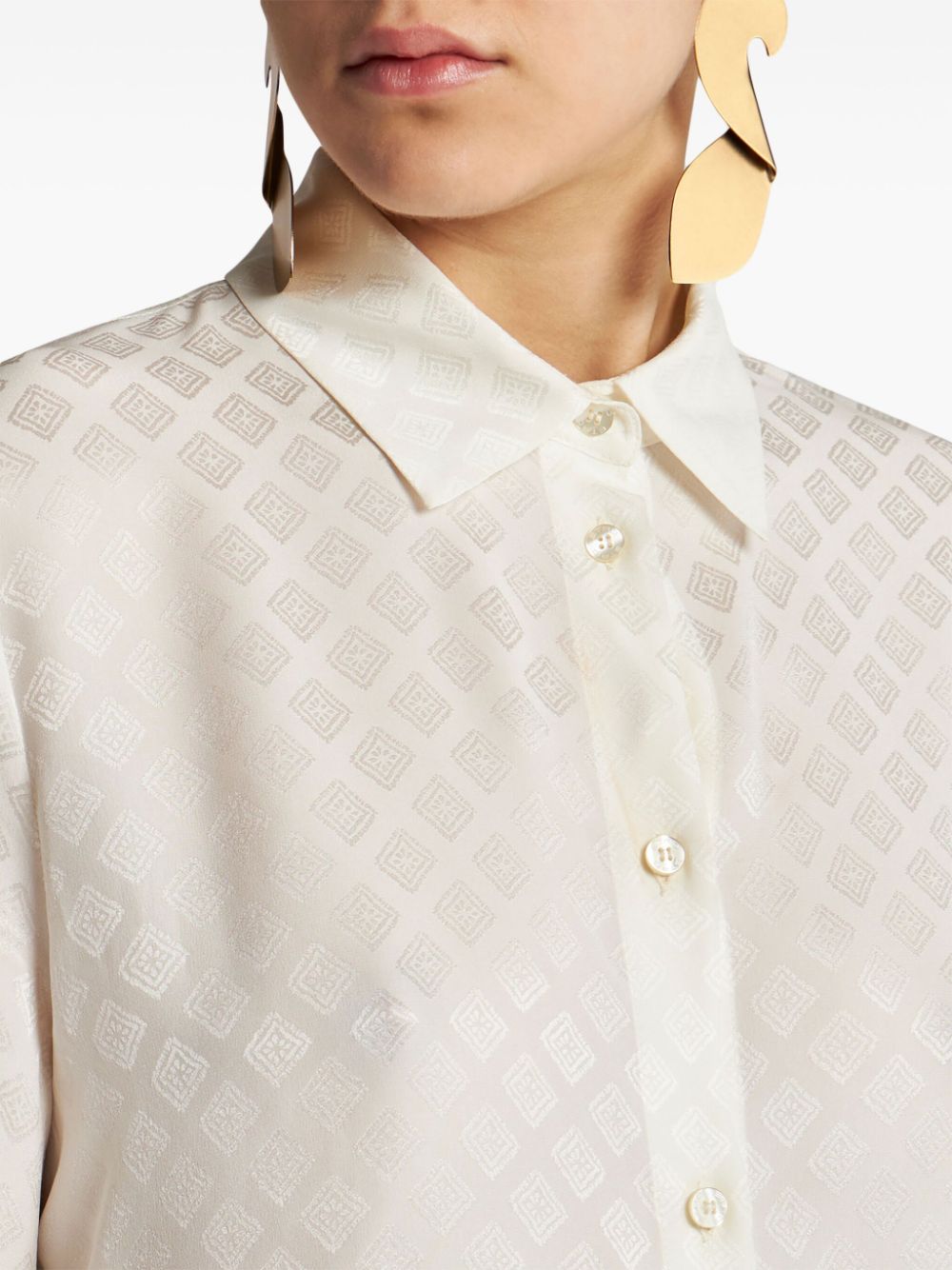 ETRO silk jacquard shirt Women