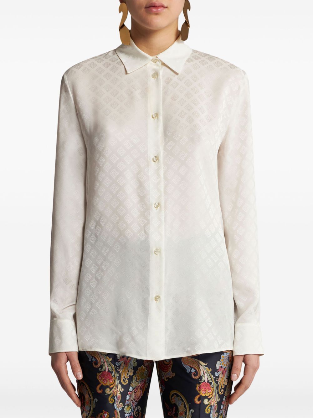 ETRO silk jacquard shirt Women