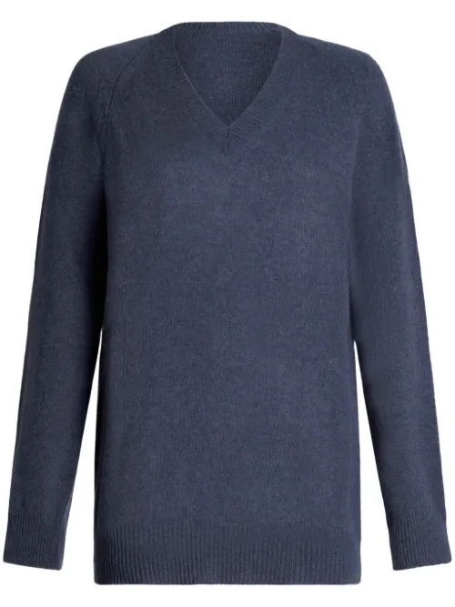 Pull en cachemire à col v - ETRO - Modalova