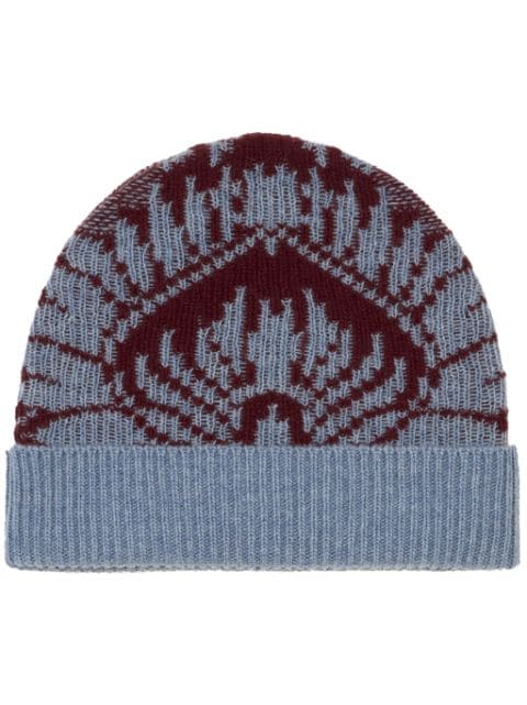 ETRO intarsia-knit wool beanie