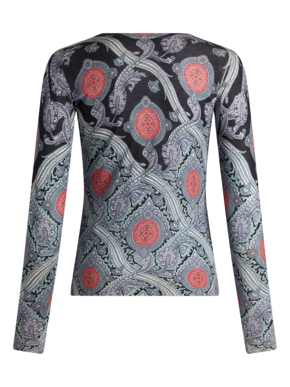 ETRO paisley-print silk sweater Women