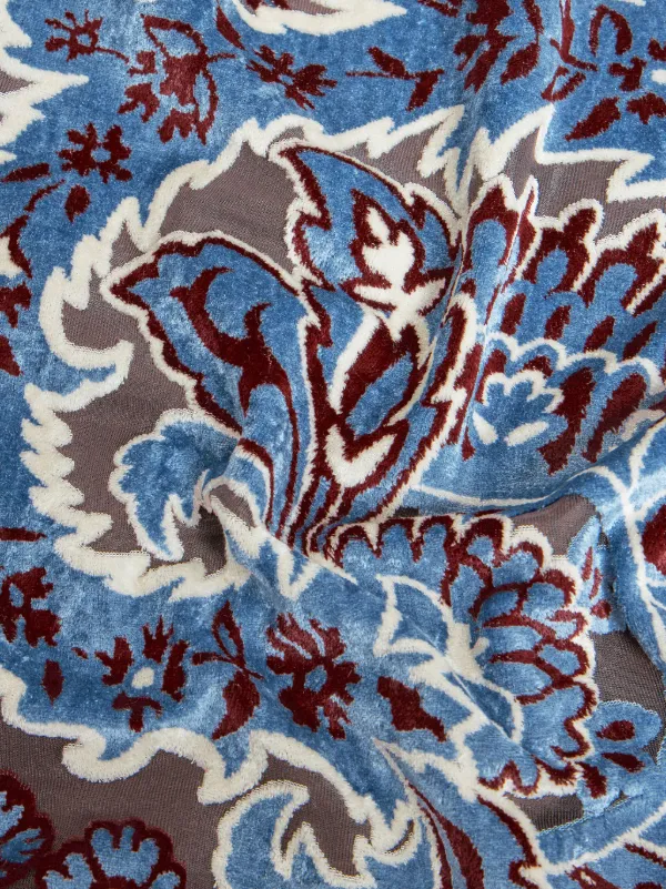 アウターその他 ETRO Women Outer WRAA067 SP1C5 0888 BLUE ETRO Women's Blue Stretch Cotton Jacket