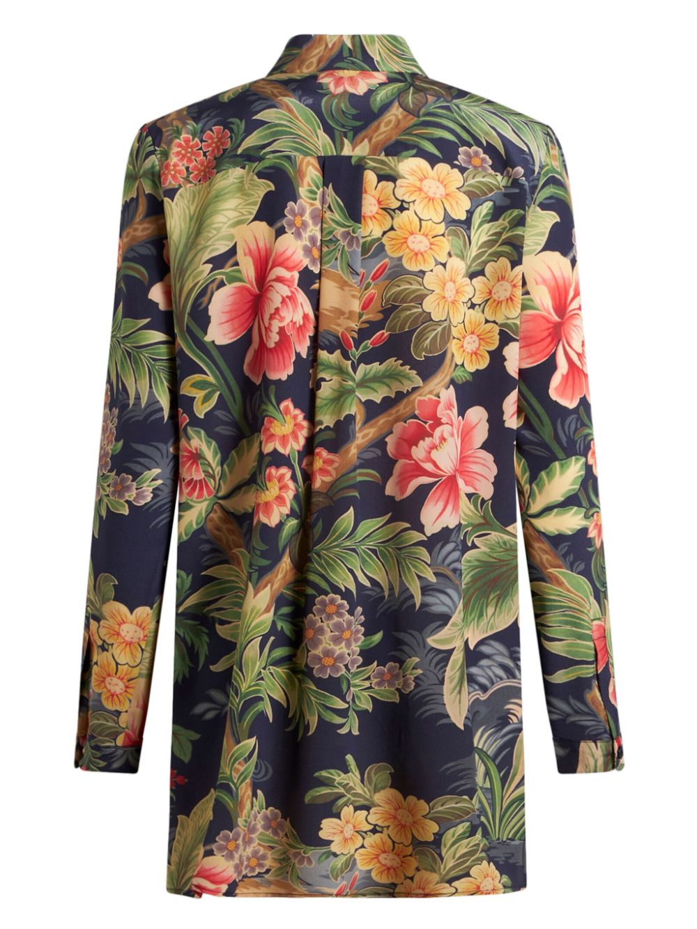 ETRO floral-print silk shirt Women