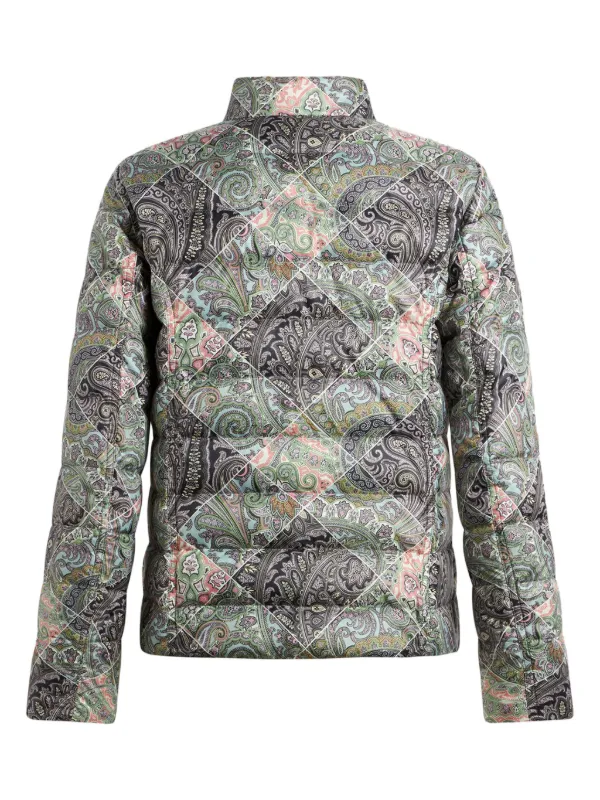 ETRO★素敵！Down Puffer Jacket in Moonlight Paisley ETRO paisley-print goose-down Puffer Jacket | Black | FARFETCH