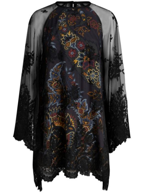 ETRO Crepe de Chine mini dress Women