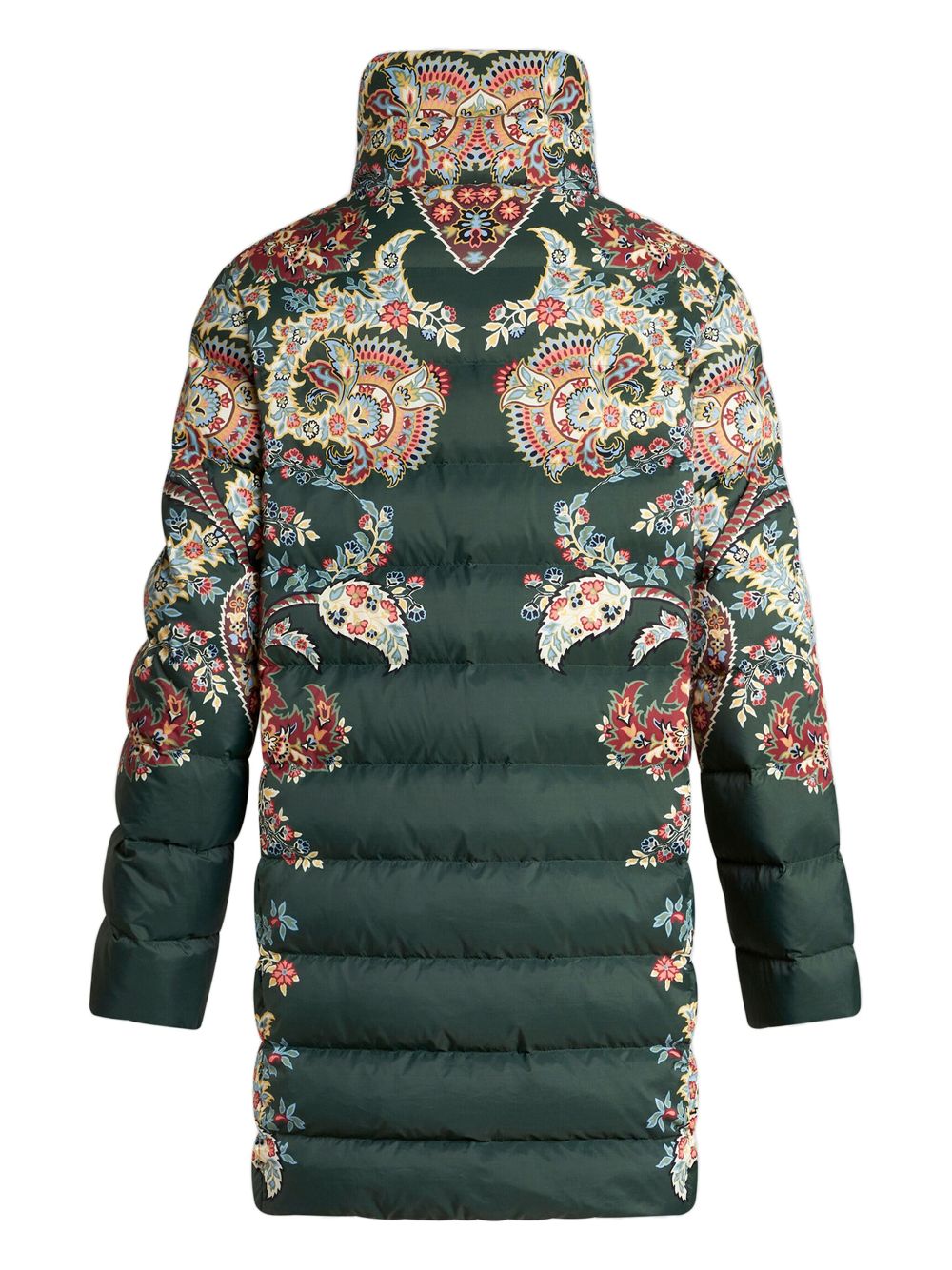 ETRO paisley-print zip-up puffer coat Women