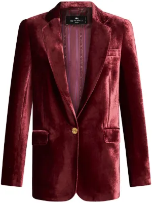 ジャケット ETRO 'Pegaso' single-breasted blazer (WRCA004399TTB54 B0711) SINGLE-BREASTED WAVY BLAZER | Jackets | ETRO