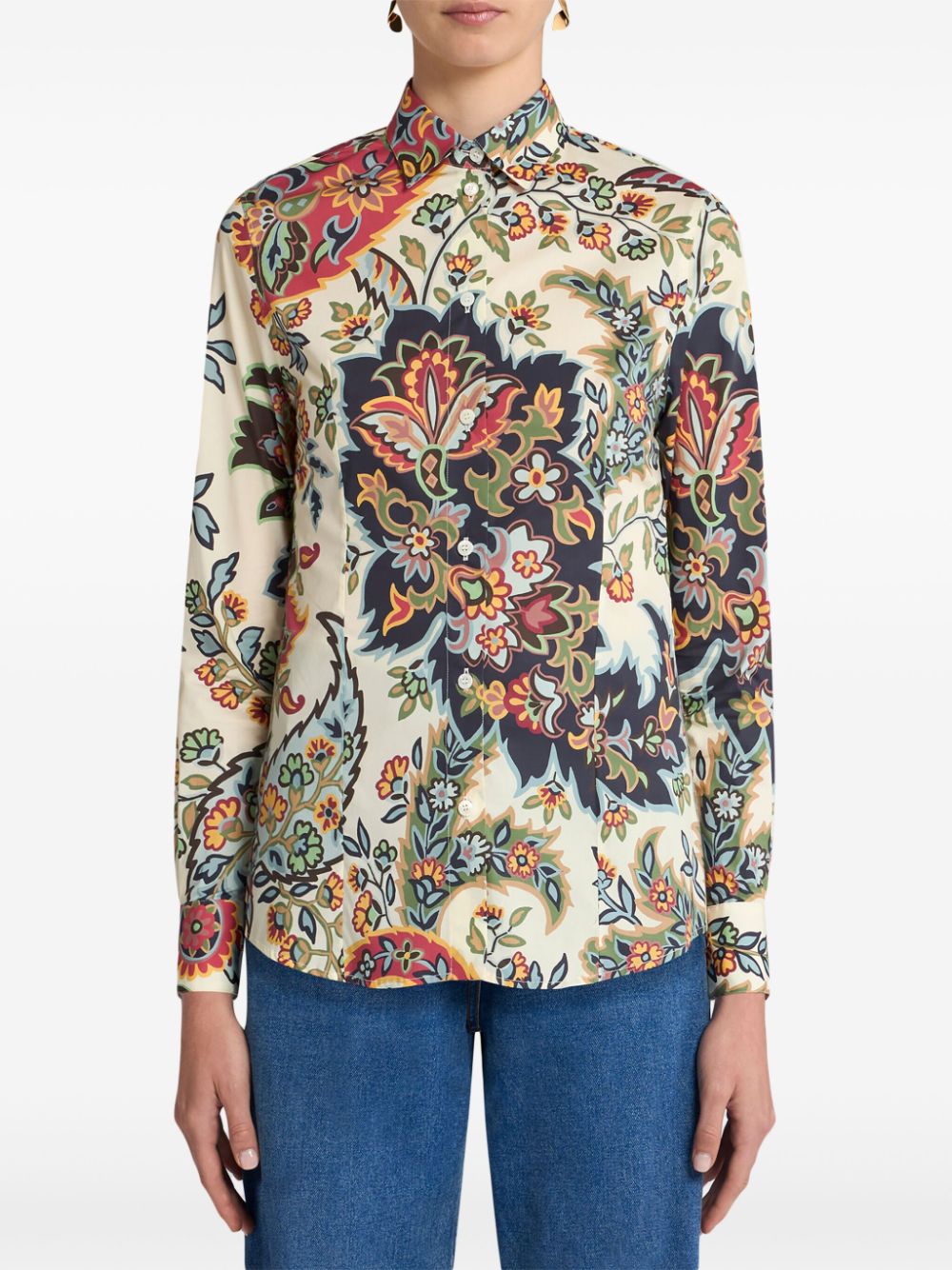 ETRO paisley-print shirt - Beige