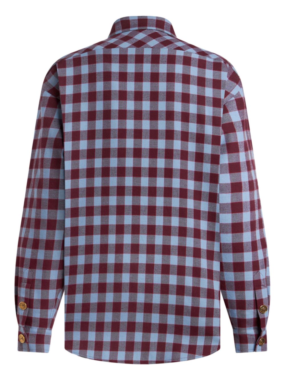 Cheap ETRO padded check jacquard shirt Women