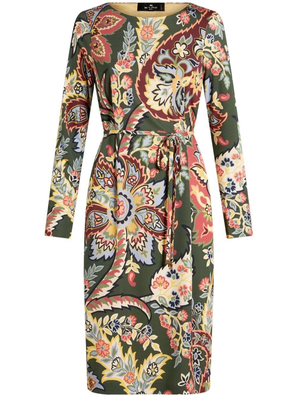 ETRO abstract pattern dress - Verde